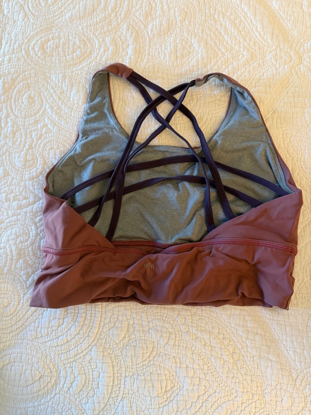 Born Primitive Rust Cross-Back Sports Bra - Picture 2 of 2